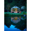 Serre anthracite 16,2m² en polycarbonate 10mm Gardener - Juliana