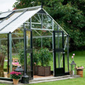 Serre anthracite 16,2m² en polycarbonate 10mm Gardener - Juliana