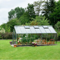 Serre anthracite 16,2m² en polycarbonate 10mm Gardener - Juliana