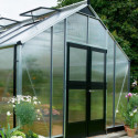 Serre anthracite 18,8m² en polycarbonate 10mm Gardener - Juliana