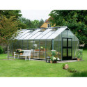 Serre anthracite 18,8m² en polycarbonate 10mm Gardener - Juliana
