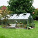 Serre anthracite 18,8m² en polycarbonate 10mm Gardener - Juliana