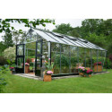 Serre anthracite 21,4m² en verre trempé Gartner - Juliana