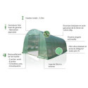 Serre tunnel 4x8m film 200gr/m² hauteur 2,3m Green Protect