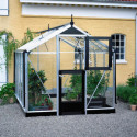 Serre de jardin 6,6m² en verre trempé Compact Nye - Juliana