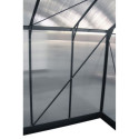 serre de jardin polycarbonate anthracite 13,2m² green protect