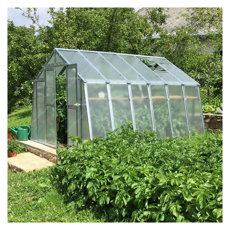 Serre de jardin 9,18m² en polycarbonate 8mm VARIANT, Limes
