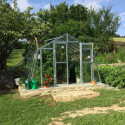 Serre de jardin 303x303cm 9,18m² verre cathédrale 4mm VARIANT - Limes