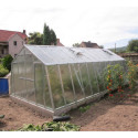 Serre de jardin 303x601cm 18,21m² verre cathédrale 4mm VARIANT - Limes