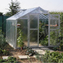 Serre de jardin 249x306cm 7,62m² en verre cathédrale 4mm VARIANT, Limes