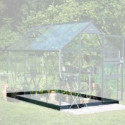 Serre de jardin 5m² en aluminium et verre horticole Popular - Halls
