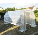 Serre tunnel maraîchère Luxe 3x4m - 200gr/m² H2,40m - Green Protect