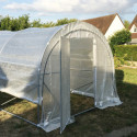 Serre tunnel maraîchère Luxe 3x6m - 200gr/m² H2,40m - Green Protect