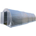 Serre tunnel maraîchère Luxe 3x8m - 200gr/m² H2,40m - Green Protect