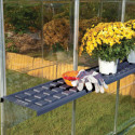 Doubles étagères en PVC  pour serre de jardin - Palram