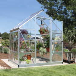 Serre de jardin en alu et polycarbonate 2,3m² Harmony™ Silver – Palram