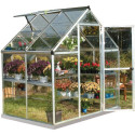 Serre de jardin en alu et polycarbonate 2,3m² Harmony™ Silver – Palram