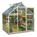Serre de jardin en alu et polycarbonate 3,4m² Harmony™ Silver – Palram