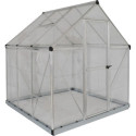 Serre de jardin en alu et polycarbonate 3,4m² Harmony™ Silver – Palram