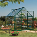 Serre de jardin en alu et polycarbonate 4,6m² Harmony™ verte – Palram