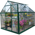Serre de jardin en alu et polycarbonate 4,6m² Harmony™ verte – Palram
