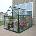 Serre de jardin en alu et polycarbonate 4,6m² Harmony™ verte – Palram