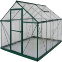 Serre de jardin en alu et polycarbonate 4,6m² Harmony™ verte – Palram