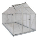 Serre de jardin en alu et polycarbonate 6,8m² Harmony™ Silver – Palram