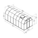 Serre de jardin en PVC et polycarbonate 9,15m² Eco Grow – RION