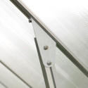 Serre de jardin en alu et polycarbonate 8,9m² Essence™ Silver – Canopia by Palram