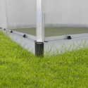 Serre de jardin en alu et polycarbonate 8,9m² Essence™ Silver – Canopia by Palram
