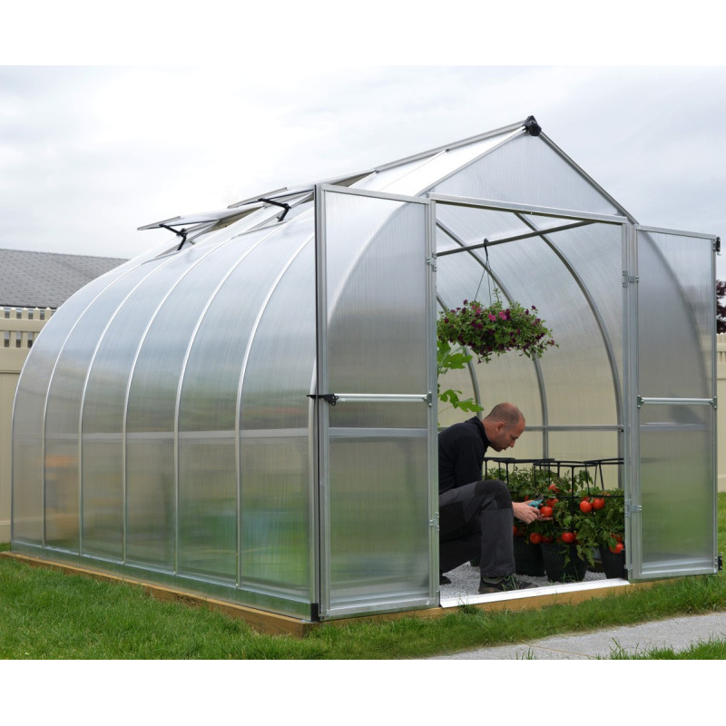 Serre de jardin en aluminium et polycarbonate 8,86m² Bella™ – Palram