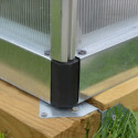 Serre de jardin en aluminium et polycarbonate 8,86m² Bella™ – Palram