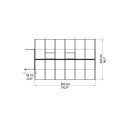 Serre de jardin en aluminium et polycarbonate 8,86m² Bella™ – Palram