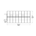 Serre de jardin en aluminium et polycarbonate 11,76m² Bella™ – Palram