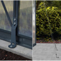 Serre de jardin en alu et polycarbonate 5,9m² Glory™ Premium – Palram