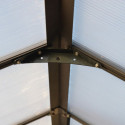 Serre de jardin en alu et polycarbonate 14,7m² Glory Premium – Palram