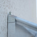 Serre adossée en alu et polycarbonate 3,05m² Silver Hybrid - Palram