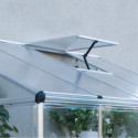 Serre adossée en alu et polycarbonate 3,05m² Silver Hybrid - Palram
