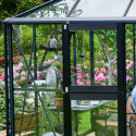Serre anthracite GRAND OASE 13m² aluminium et verre trempé 3mm Juliana