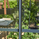 Serre anthracite GRAND OASE 13m² aluminium et verre trempé 3mm Juliana