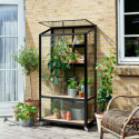 Serre urbaine en verre trempé avec roulettes City Greenhouse - Juliana