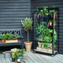 Serre urbaine en verre trempé avec roulettes City Greenhouse - Juliana