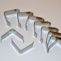 Larges clips de fixation pour vitrage polycarbonate (10pièces)  – Juliana
