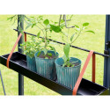 Jardinière déplaçable suspendue en aluminium laqué noir 760mm – Juliana