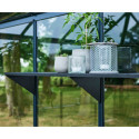 Support à étagère noir avec fixations 25cm - lot de 3 pièces - Juliana  