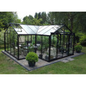 Orangerie La serre de Sophie 22,6m² aluminium et verre trempé 4mm avec embase – ACD Prestige Live