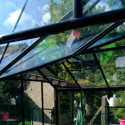 Orangerie La serre d’Hélène 15,79m² aluminium et verre trempé 4mm avec embase – ACD Prestige Live