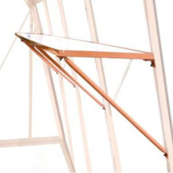 Etagère universelle en aluminium laqué 225 cm x 32 cm - ACD