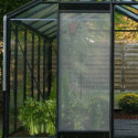 Porte moustiquaire avec cadre en aluminium laqué pour serre Prestige-ACD